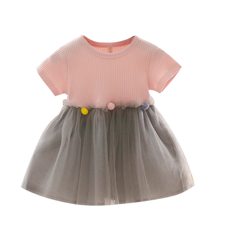 Dress Anak Perempuan Assy Motif Tutu Baju Anak Import 0-2 Thn