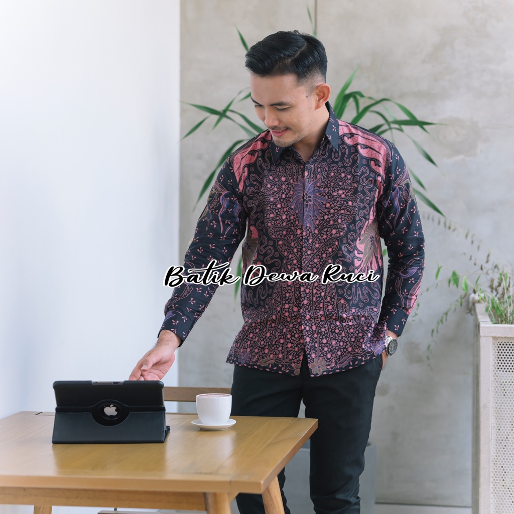 Kemeja Batik ROGO PUJONGO Full Furing Katun Halus Size M-XXL High Quality