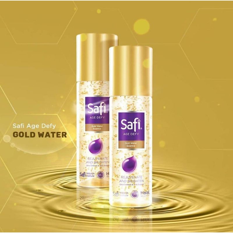 SAFI AGE DEFY Gold Water Essence / serum wajah / 30ml 100ml