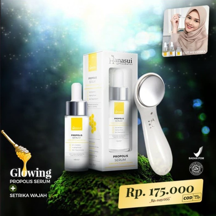 glowing propolis serum by hanasui free setrika wajah DISKON 2021