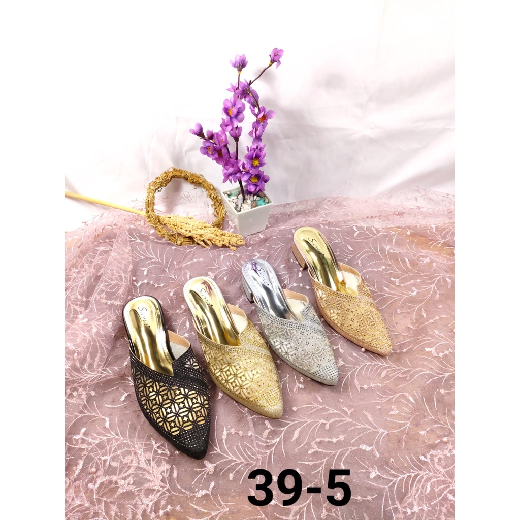 Wedding Siena Heels 5cm Sandal Selop Pesta Wanita