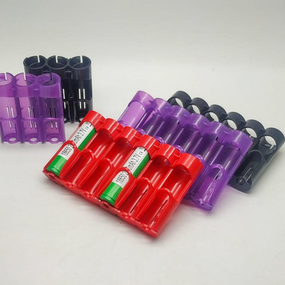➩of Serba Murah❁ Efest Battery Holder 18650 Case 3 6 Slot Black Red Violet Pelindung Baterai PC3 PC6