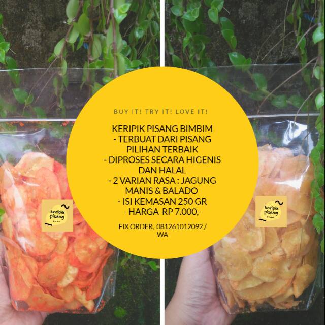 

Keripik pisangbim-bum