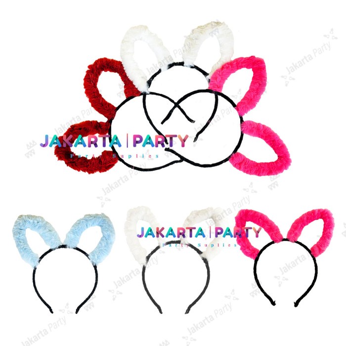 Bando Telinga bulu halus / Bando Lucu / Bando Bulu / Bando Cosplay