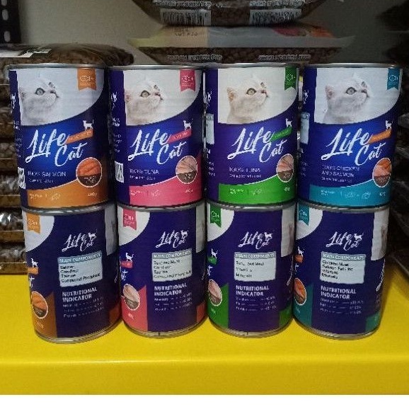 Life Cat Kaleng 400 gr | Makanan Kucing LifeCat Kaleng 400gr