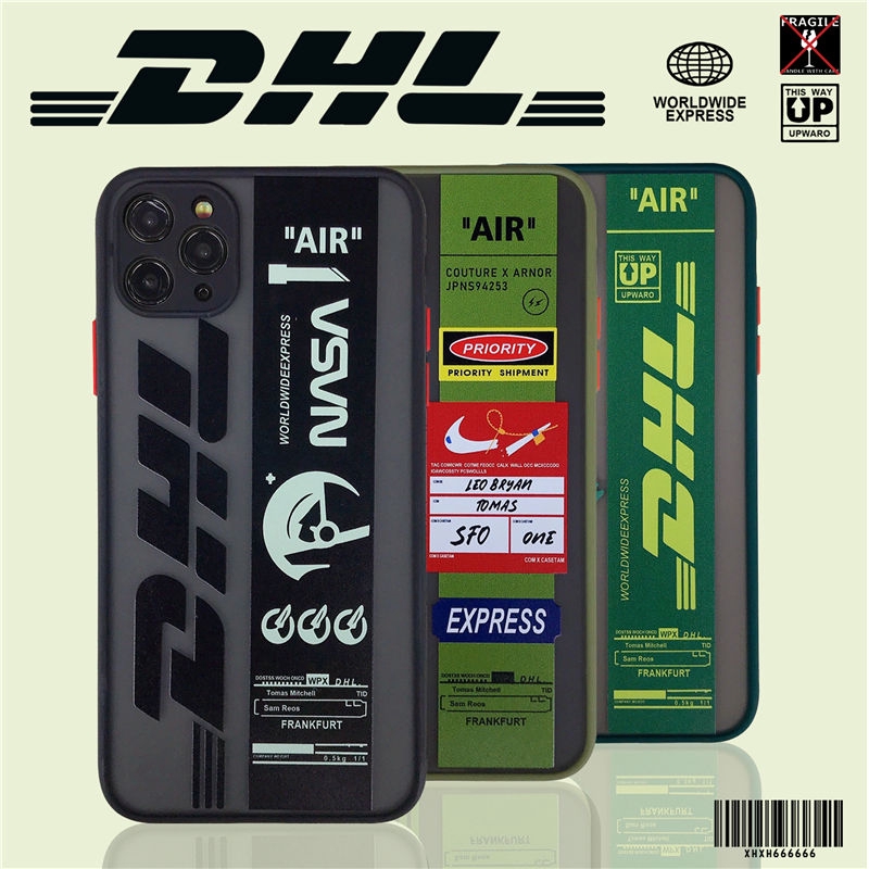 Hard Case Bahan Tpu Desain    Dhl Express Lable Untuk Iphone 11 11pro Xs