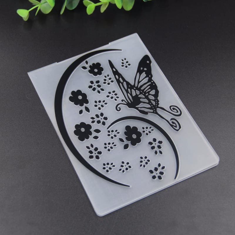 Butterfly Plastic Embossing Folder