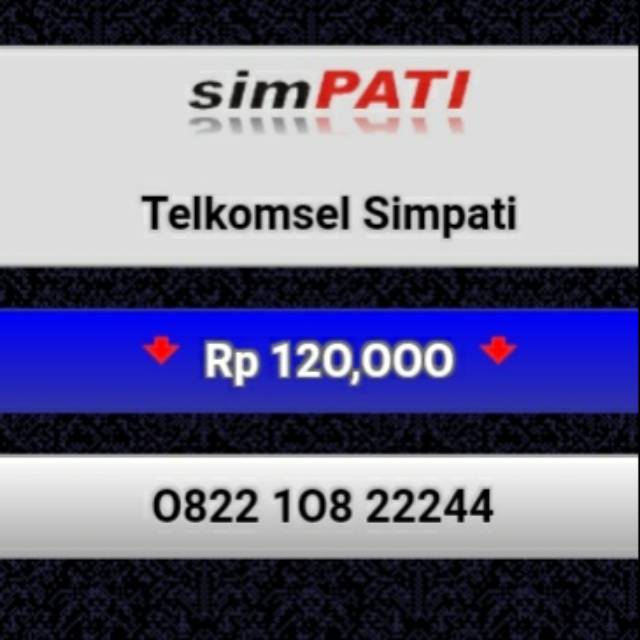 NOMOR CANTIK SIMPATI 0822 108 22244
