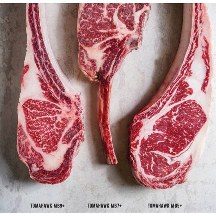 

Wagyu tomahawk 6+