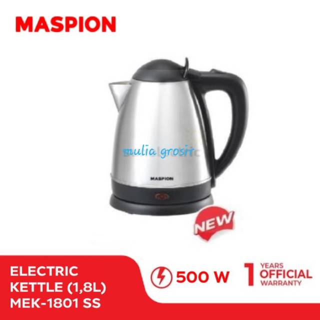 Kettle Listrik Maspion MEK 1801SS / 1802