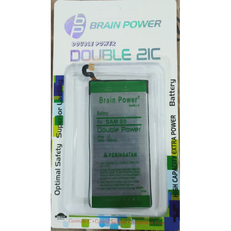 Battery batre Samsung S6 Brain power