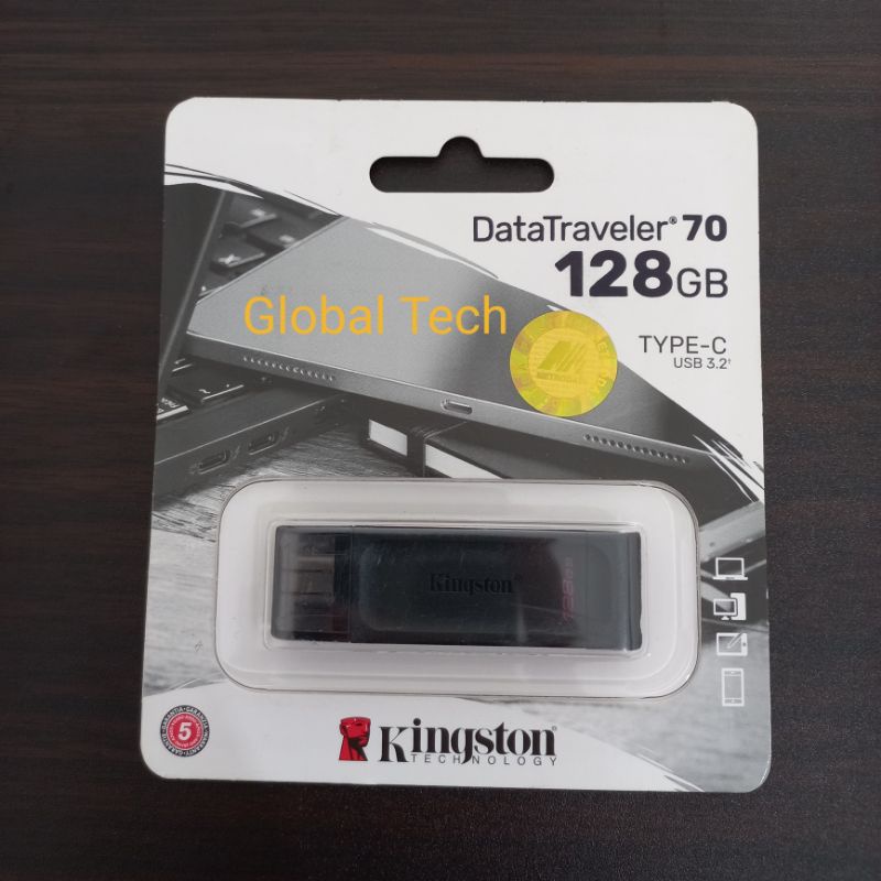 KINGSTON FLASH DRIVE DATA TRAVELER DT70 128GB USB 3.2 TYPE-C