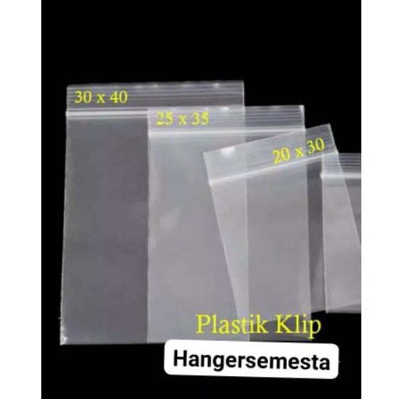 

PLASTIK ZIPPER/PACKING KLIP ISI 100 PCS