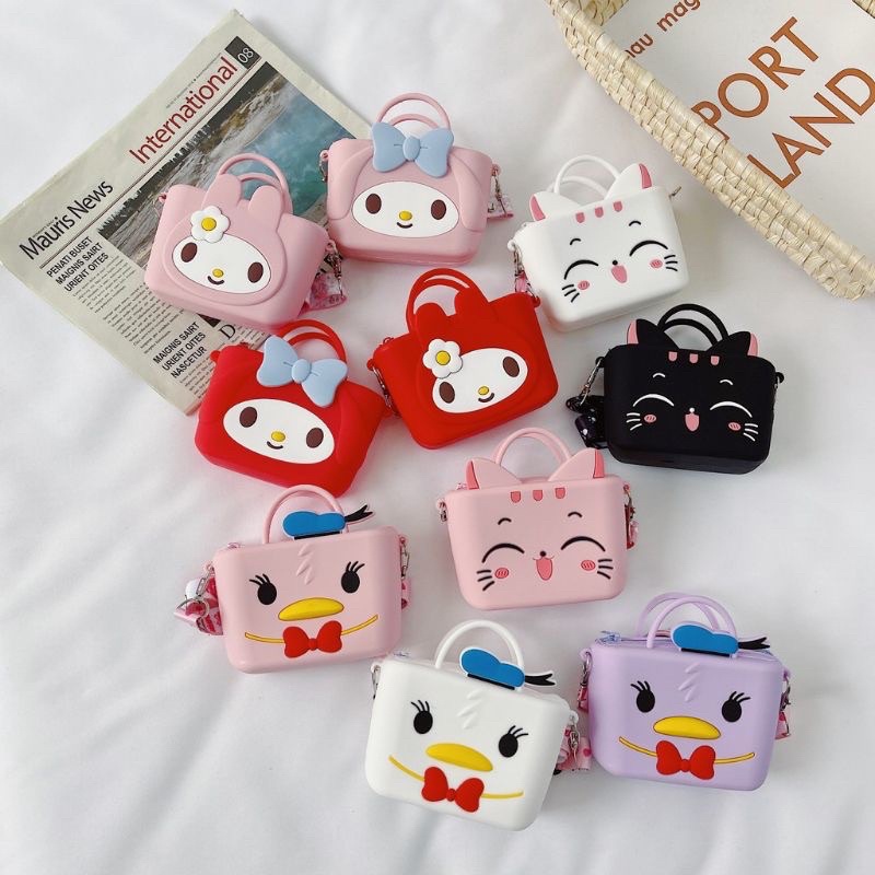 Tas Mini Jelly Karakter Lucu Murah