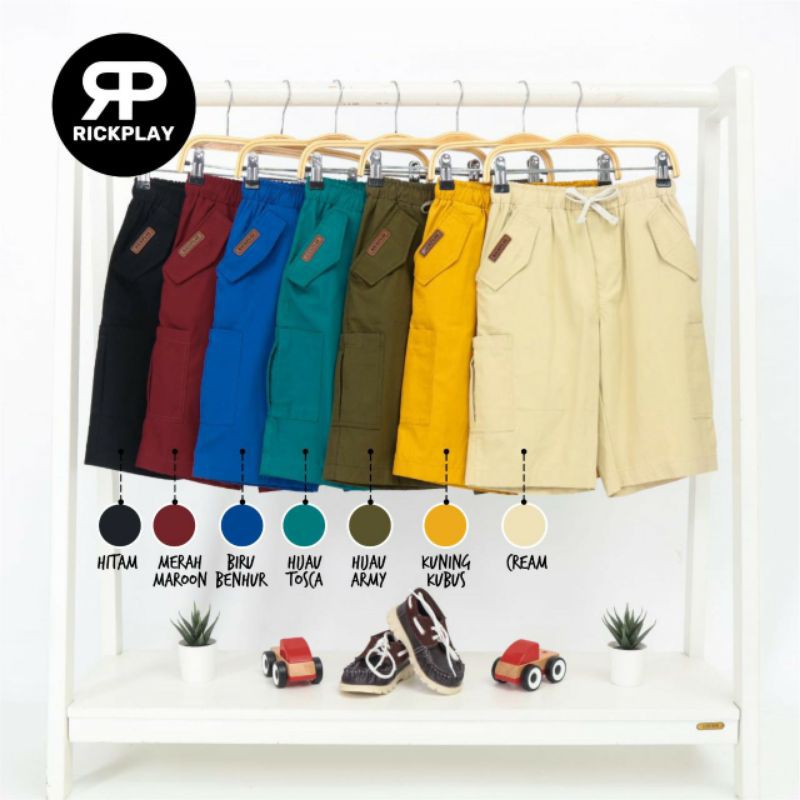 Celana Anak Model Kargo Pendek / JUNIOR PATHFINDER CARGO SHORT by RickyPlay