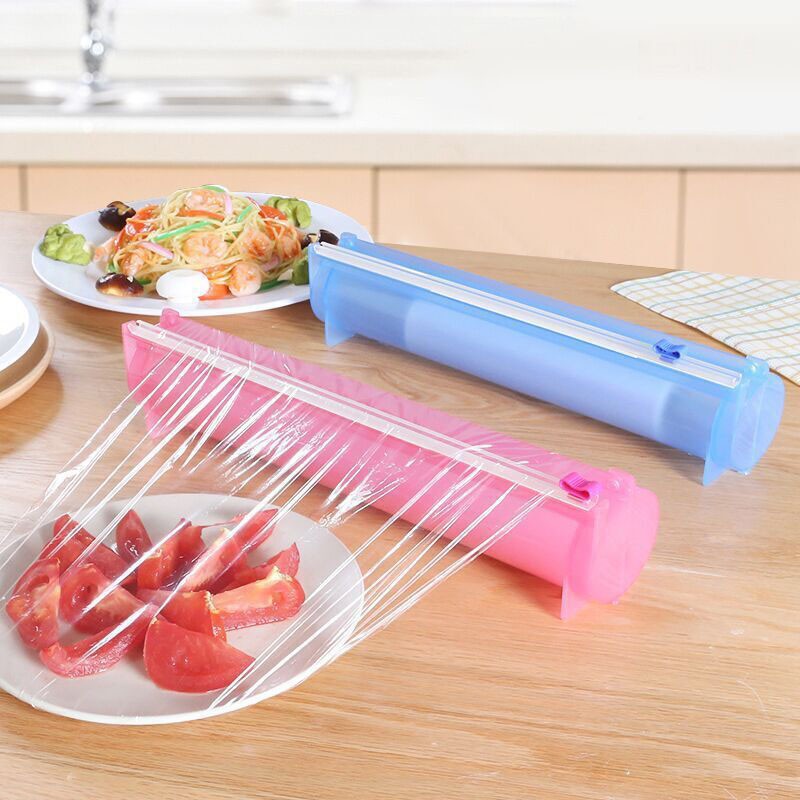pink cling wrap