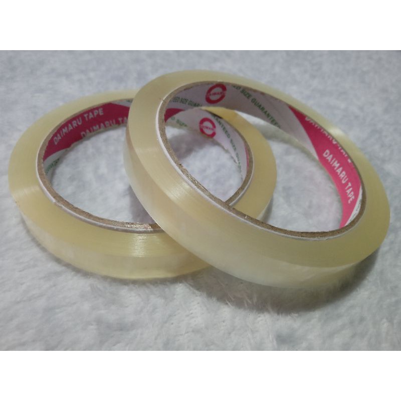 

Lakban Bening | Selotip Bening 12 mm Daimaru Tape