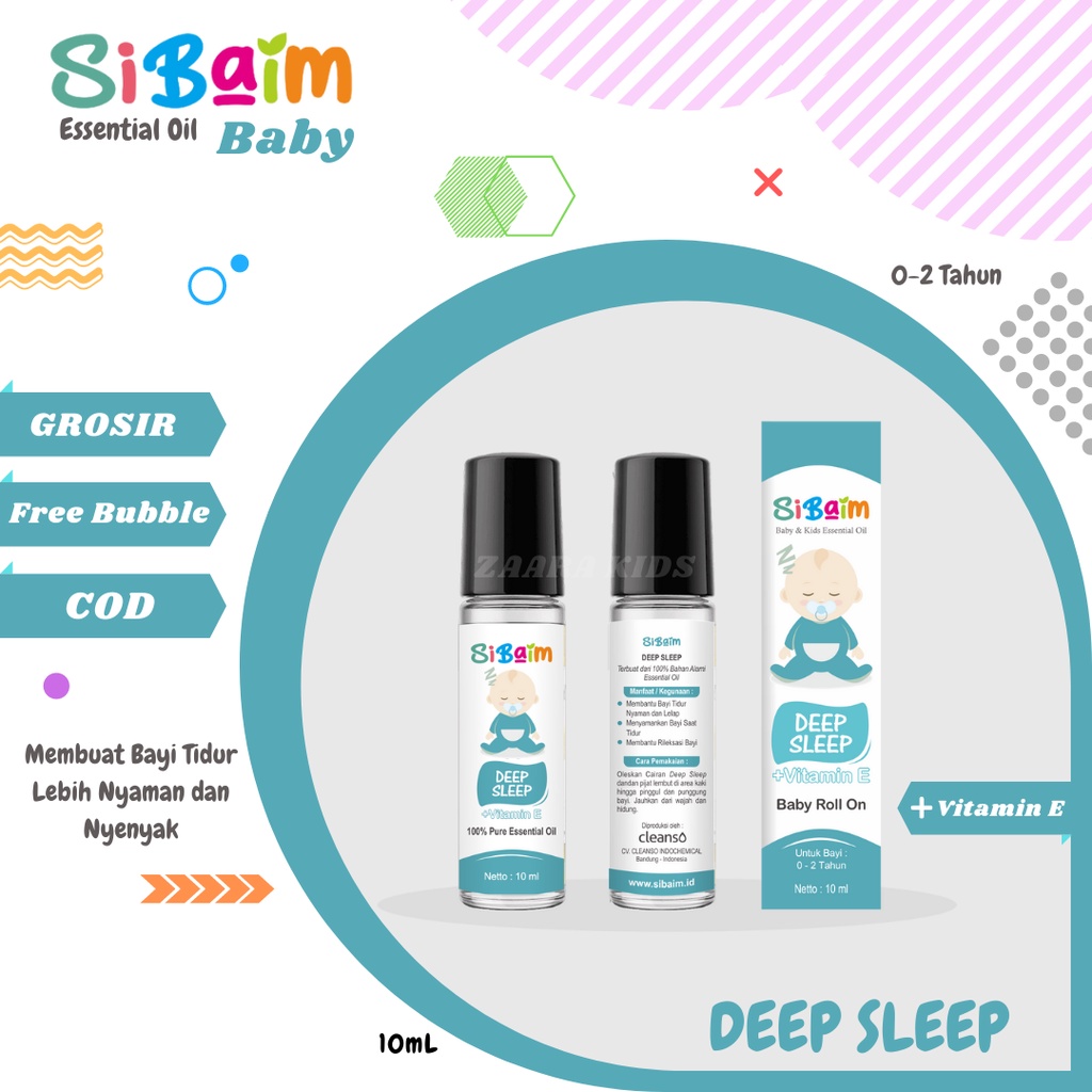 SIBAIM DEEP SLEEP Essential Oil 10ml Membuat Bayi Tidur Lebih Nyenyak by ZAARA KIDS