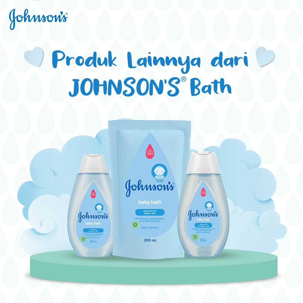 ☘️ CHAROZA ☘️ JOHNSONS / JOHNSON Baby Bath Blue / Active Kids Clean &amp; Fresh Bath