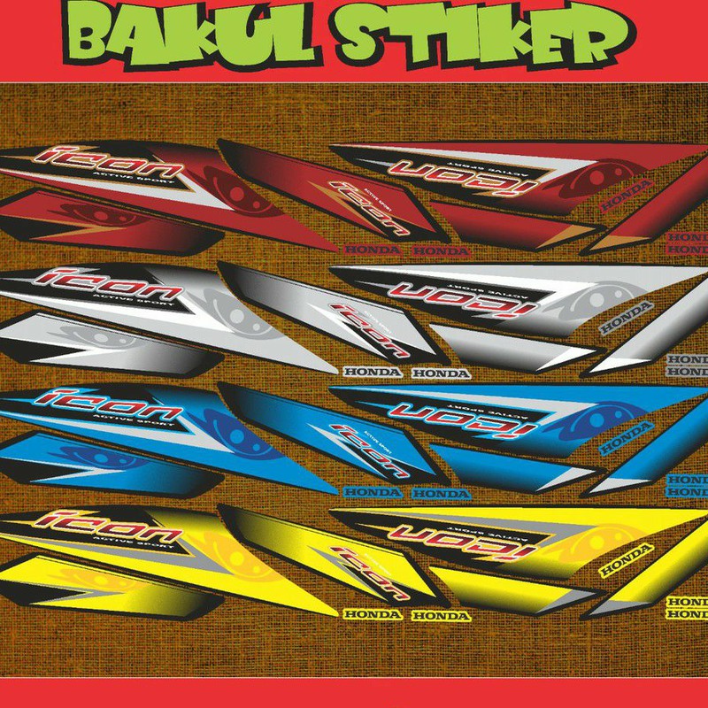 jual striping beat karbu icon mata