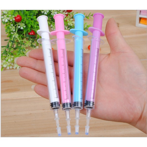 

Pulpen Suntik Unik Lucu Bentuk Suntikan Pena Tabung Suntik