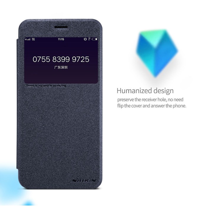 VIVO V5 Y67 Flip Cover NILLKIN SPARKLE Back Hard Case