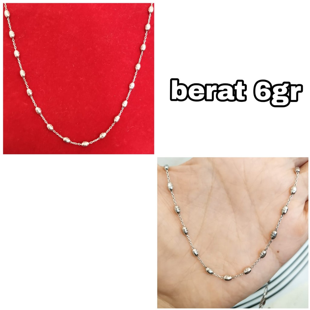 KALUNG PENTOL UKIR PERAK ASLI S925 CC498