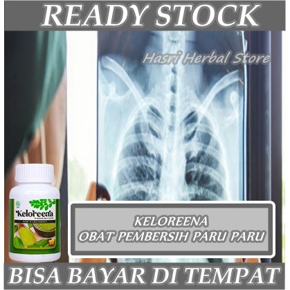 Obat Infeksi Paru Paru - Obat Pembersih Lendir Paru Paru - Obat Gurah Paru I Keloreena ASLI