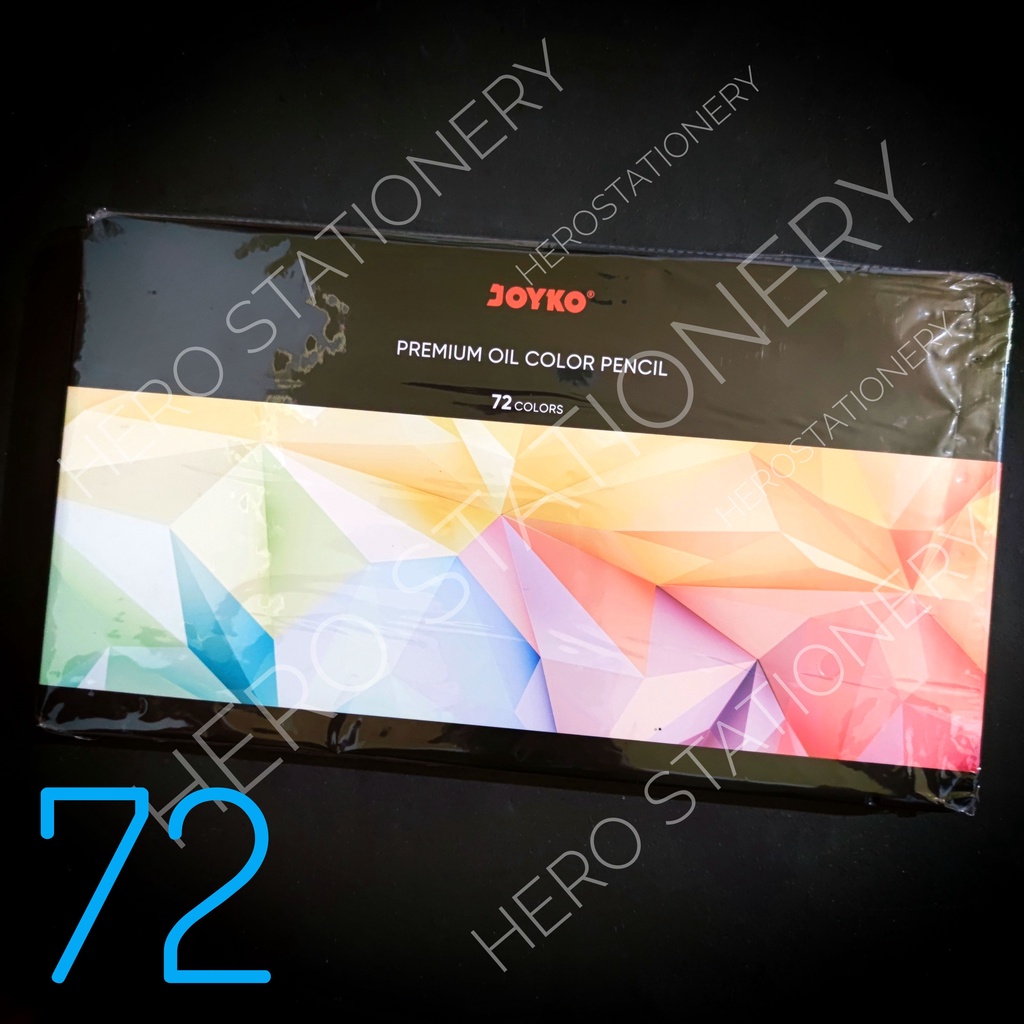 

Pensil warna premium oil color pencil kaleng joyko 72 warna CP-TC126-72