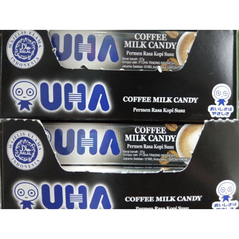 

uha rich milk candy maccha coffee candy 37gr random pilih