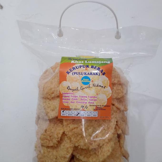 

Kualitas Terbaik Krupuk Beras Puli Karak Kerupuk Nasi Khas Lumajang Oleh Oleh Asli Solo