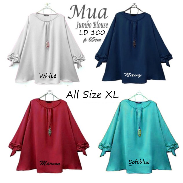 MUA JUMBO BLOUSE / Baju atasan wanita / baju blouse wanita