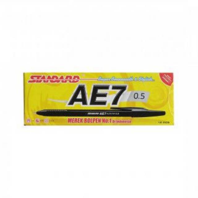 

Pulpen Standard AE 7 - 0.5mm berwarna hitam