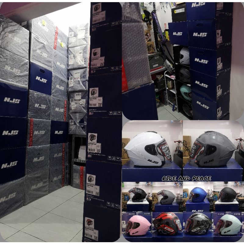 Njs Kairoz helm half face original-6