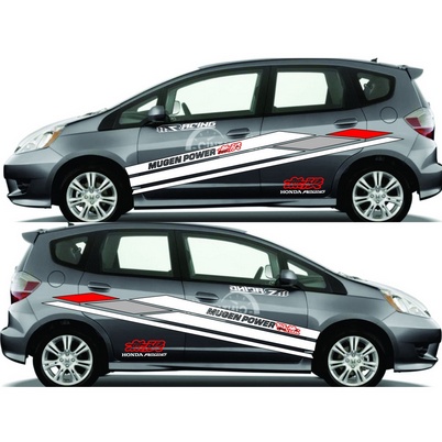 promo stiker sticker mobil cutting stiker mobil jazz stripe mobil jazz stiker terbaru