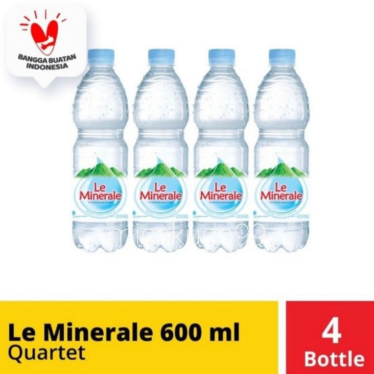 

LE MINERALE 600 ML QUARTET / AMDK / AIR MINERAL