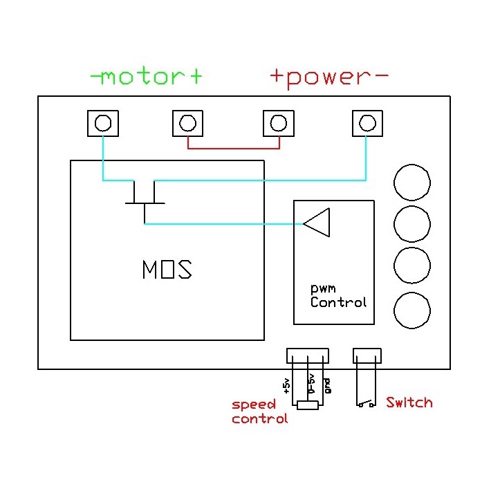 ✫〖ready to ship/COD〗✫  Pengatur Kecepatan Motor DC PWM 60A DC 10-50V 12V 24V 48V 3000W HHO