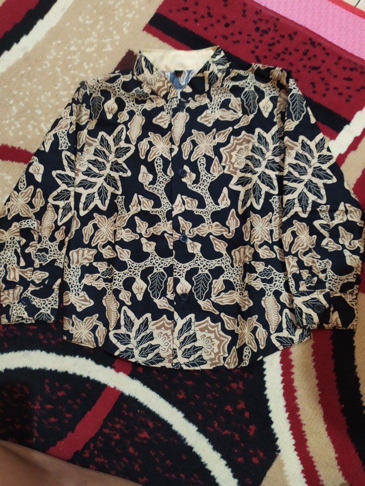 Kemeja Koko Batik Anak Lengan Panjang By Natta_line