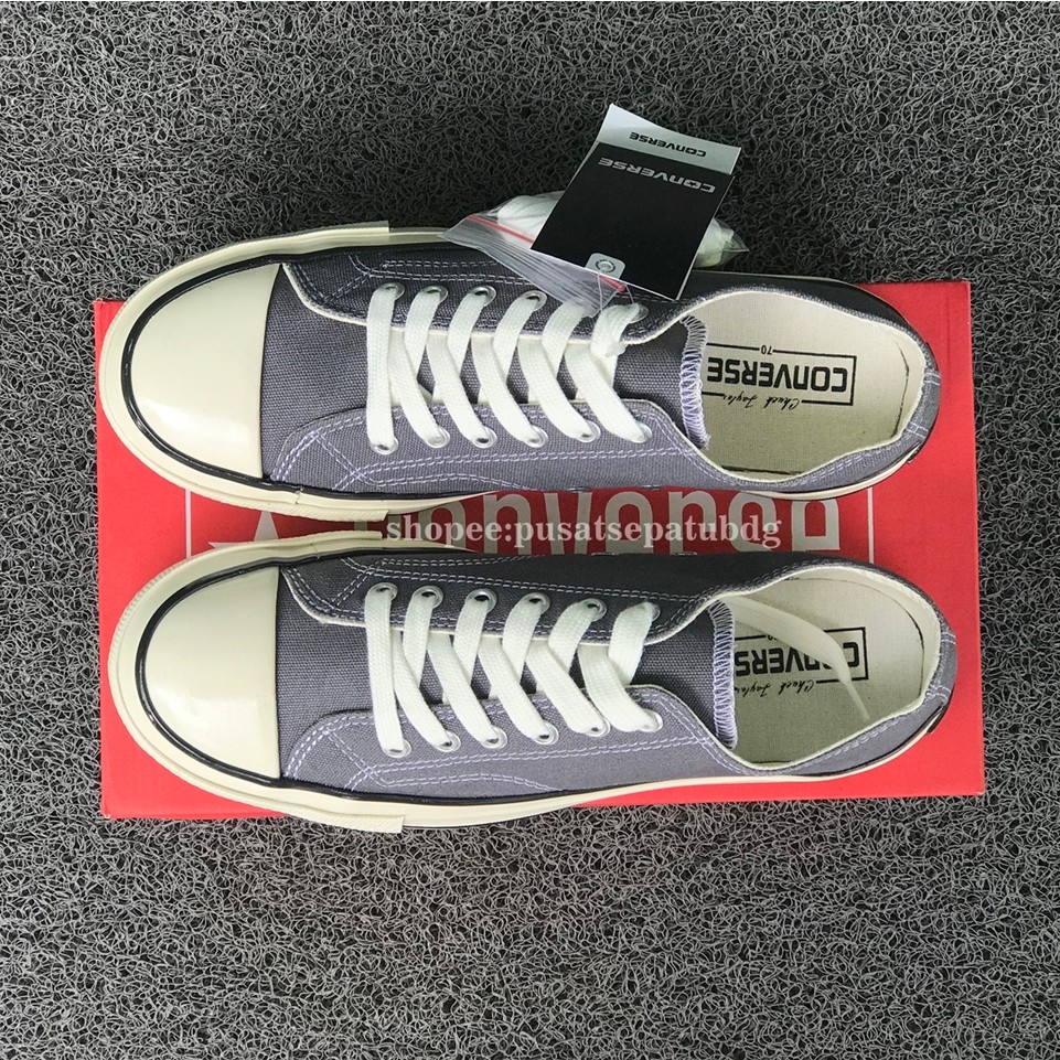 Sepatu Converse All Star 70s Low Grey Glossy