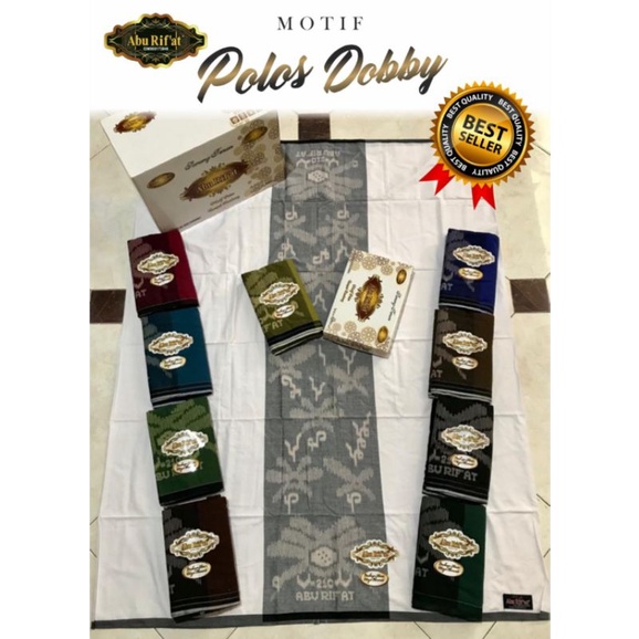 Abu Rif'at motif Polos Doby Tumpal Kembang per 10 potong