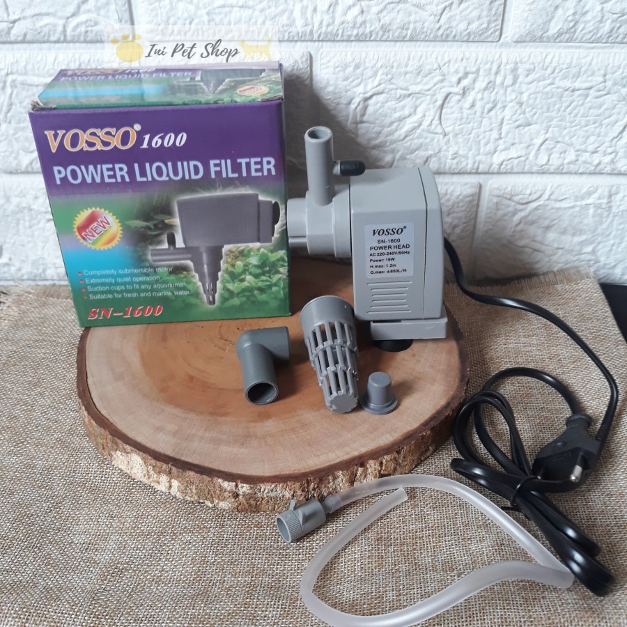 VOSSO SN 1600 POMPA AIR CELUP AQUARIUM VOSSO SN 1600