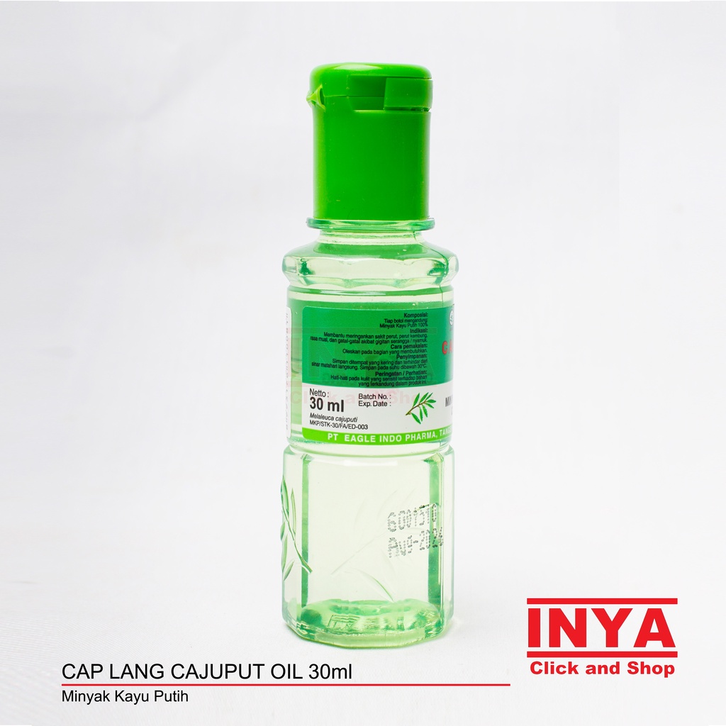 MINYAK KAYU PUTIH CAP LANG - CAJUPUT OIL 30ml - Massage - Pijat