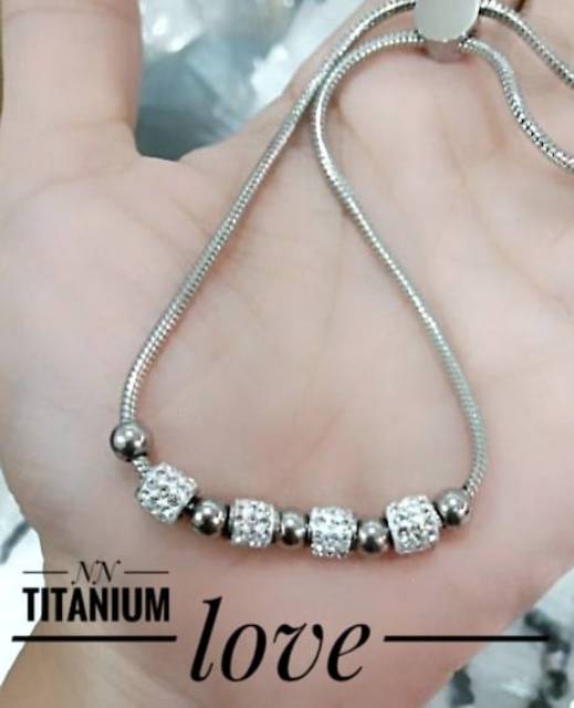 Titanium gelang serut 0310k