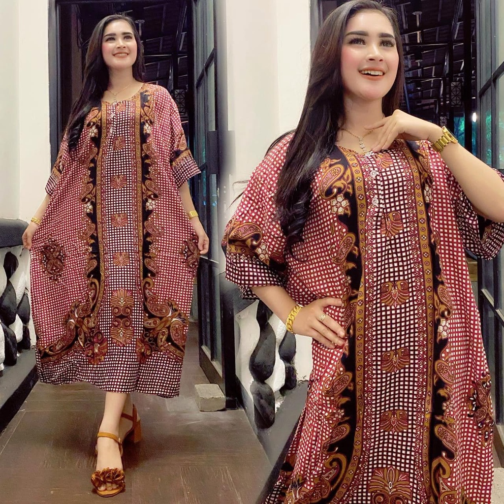 DASTER SUPER JUMBO untuk ibu hamil menyusui dan gemuk model baju tidur piyama kain rayon COD