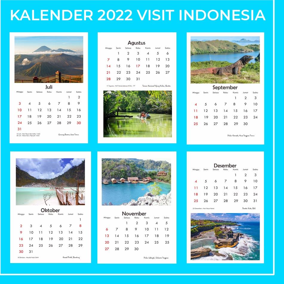 

Ready Stok➯ KALENDER MEJA 2023 VISIT INDONESIA (BISA CUSTOM FOTO) P50 ✮