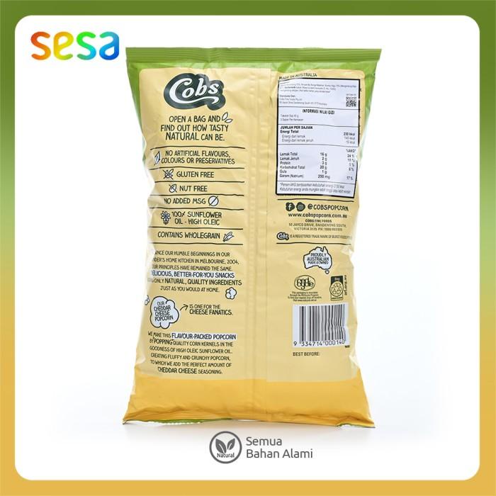 

Cobs Natural Popcorn Cheddar Cheese 100 g Best Seller