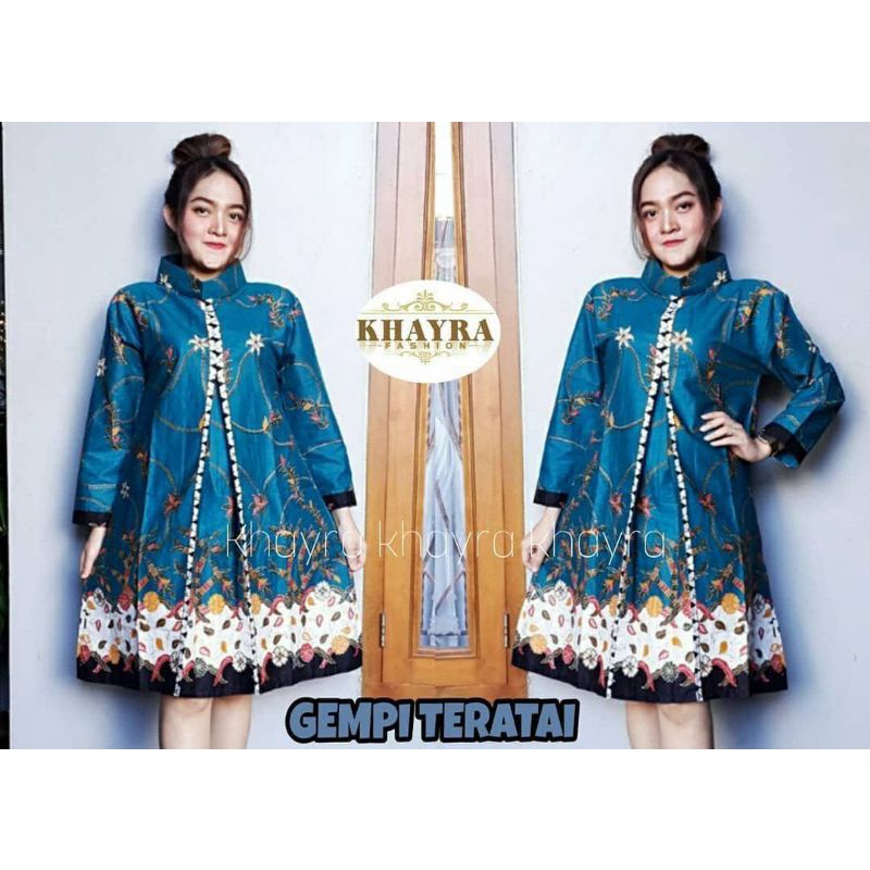 DRESS BATIK // TUNIK BATIK // TUNIK BATIK JUMBO