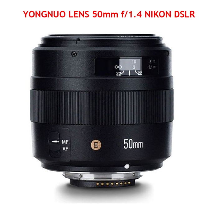 Yongnuo Lens 50mm f/14 for Nikon DLSR
