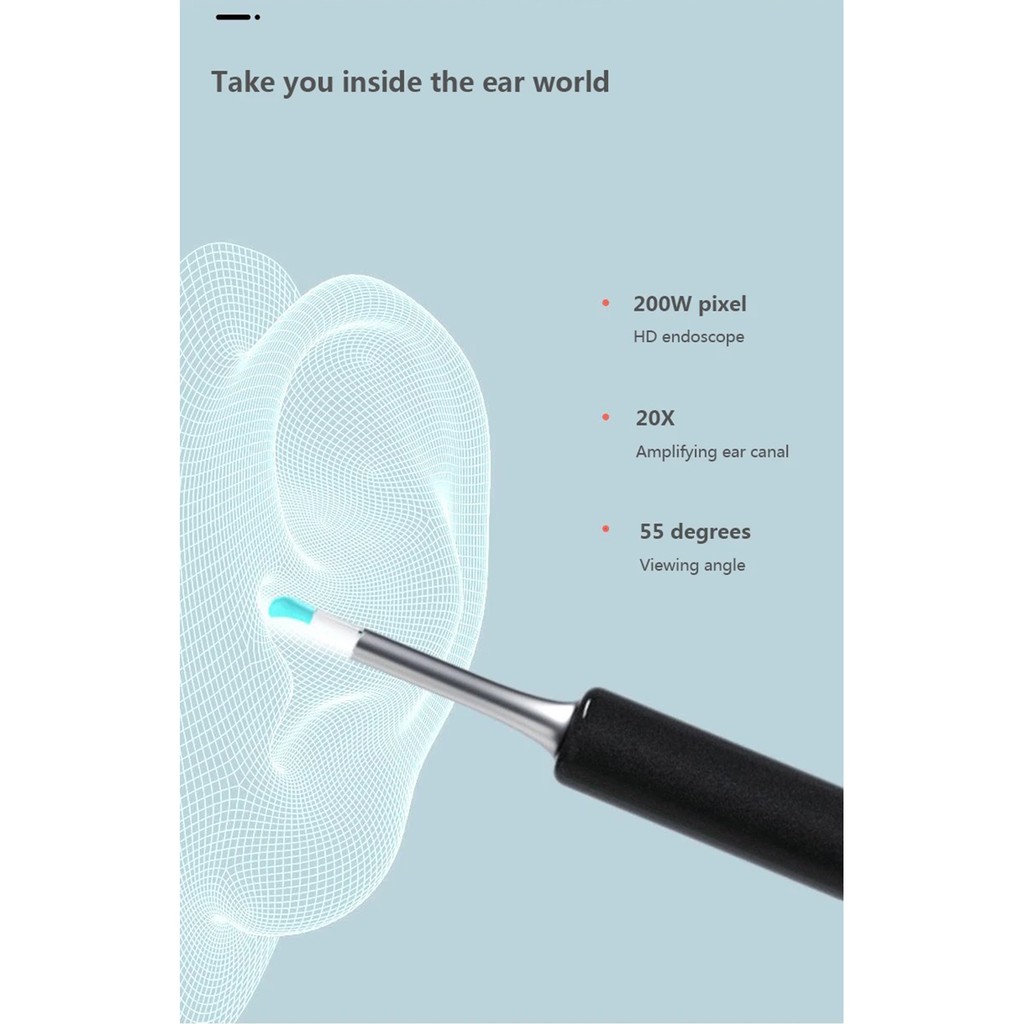 XIAOMI BEBIRD T5 - Smart Visual Ear Stick with 2MP Endoscope Camera