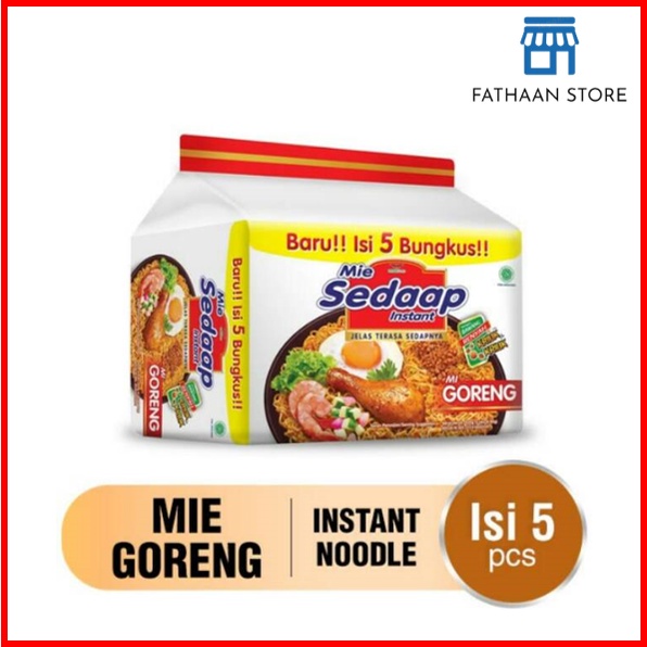 

MIE SEDAAP MI GORENG 90 GRAM X 5 PCS (ISI 5 PCS)